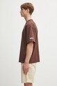 Βαμβακερό μπλουζάκι NEIGHBORHOOD classic crewneck 251FPNH.CSM04 καφέ AW25
