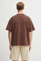 Ρούχα Βαμβακερό μπλουζάκι NEIGHBORHOOD classic crewneck 251FPNH.CSM04 καφέ
