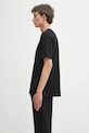 MM6 Maison Margiela tricou din bumbac SH2GC0028.M20048.900 negru AW25