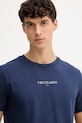 Odzież Trussardi t-shirt bawełniany G0308000054N granatowy