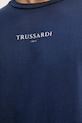 Trussardi t-shirt bawełniany granatowy G0308000054N