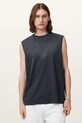 AllSaints t-shirt bez rękawów JONAH bawełna szary M022JC