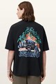 AllSaints t-shirt bawełniany POUNCE M050PC szary AW25