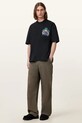 AllSaints t-shirt bawełniany POUNCE M050PC szary