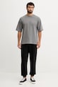 Βαμβακερό μπλουζάκι Calvin Klein Underwear LV00NM2929 γκρί AW25