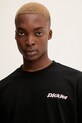 Βαμβακερό μπλουζάκι Dickies μαύρο DK0A87QP