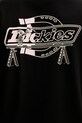 Βαμβακερό μπλουζάκι Dickies DK0A87QP μαύρο
