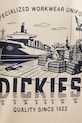 Dickies t-shirt bawełniany DK0A87QJ beżowy