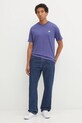 Dickies t-shirt bawełniany DK0A4XDB. niebieski AW25