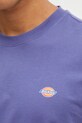 Dickies t-shirt bawełniany niebieski DK0A4XDB.