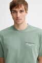 Dickies t-shirt bawełniany zielony DK0A87QG