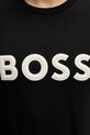 Βαμβακερό μπλουζάκι BOSS Green 50548411 μαύρο