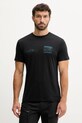 Îmbrăcăminte Icebreaker tricou funcțional Merino Blend 125 IB0A57CN0011 negru