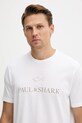 Paul&Shark t-shirt bawełniany Knitwear biały 15311629