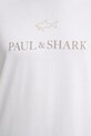 Paul&Shark t-shirt bawełniany Knitwear 15311629 biały