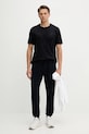 Paul&Shark t-shirt bawełniany Knitwear 15311638 granatowy AW25