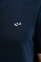 Paul&Shark t-shirt bawełniany Knitwear granatowy 99311005