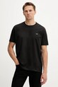 Paul&Shark t-shirt bawełniany Knitwear bawełna czarny 99311005