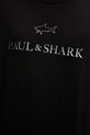 Paul&Shark t-shirt bawełniany Knitwear 99311007 czarny