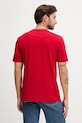 Ρούχα Βαμβακερό μπλουζάκι Tommy Hilfiger MW0MW40002 κόκκινο