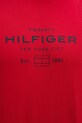 Tommy Hilfiger t-shirt bawełniany MW0MW40002 czerwony