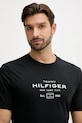 Хлопковая футболка Tommy Hilfiger чёрный MW0MW40002