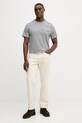 Tommy Hilfiger t-shirt bawełniany MW0MW40011 szary AW25