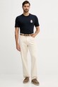 Tommy Hilfiger t-shirt bawełniany MW0MW40024 granatowy AW25