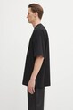 VETEMENTS t-shirt bawełniany Logo Regular UH76TR100B czarny AW25
