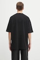 Odzież VETEMENTS t-shirt bawełniany Logo Regular UH76TR100B czarny
