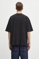 Одежда Хлопковая футболка VETEMENTS Night In Paris Oversized UH76TR410B чёрный