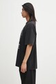 Βαμβακερό μπλουζάκι VETEMENTS Cof Butterfly Oversized UCF76TR800B μαύρο AW25