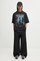Βαμβακερό μπλουζάκι VETEMENTS Cof Butterfly Oversized UCF76TR800B μαύρο