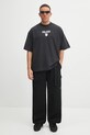 VETEMENTS t-shirt in cotone Polizei Regular UH76TR300B nero
