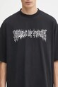 VETEMENTS t-shirt bawełniany Cof Logo Regular czarny UCF76TR100B