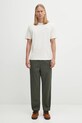 Napapijri t-shirt in cotone S-Back Graphic NP0A88SUN1J1 beige