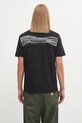 Bavlněné tričko Napapijri S-Back Graphic potisk černá NP0A88SU9411