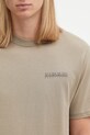 Napapijri t-shirt bawełniany S-Back Graphic zielony NP0A88SUN1T1