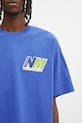 Napapijri t-shirt bawełniany Napapijri x Martine Rose niebieski NP0A4HEWBE11