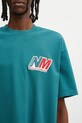Napapijri t-shirt bawełniany Napapijri x Martine Rose turkusowy NP0A4HEWG2A1