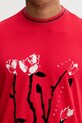 Napapijri t-shirt bawełniany Napapijri x Martine Rose czerwony NP0A4I56RB11
