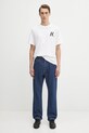Helmut Lang t-shirt bawełniany P04HM507 biały