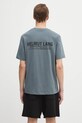 Odzież Helmut Lang t-shirt bawełniany P04HM507 niebieski