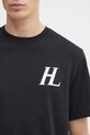 Helmut Lang t-shirt bawełniany czarny P04HM507