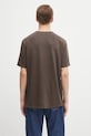Odzież Helmut Lang t-shirt bawełniany P05HM501 brązowy
