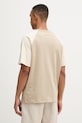 Oblečení Tommy Hilfiger tričko pánské bavlněné UM0UM03605 béžová