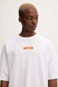 Бавовняна футболка New Era білий 60684381