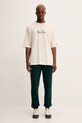 Бавовняна футболка New Era 60684387 бежевий AW25