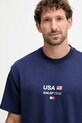 Kratka majica Tommy Hilfiger x SAIL GP mornarsko modra MW0MW41417