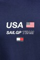 Kratka majica Tommy Hilfiger x SAIL GP MW0MW41417 mornarsko modra